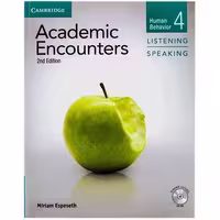 کتاب Academic Encounters 4 Listening and Speaking (ویرایش دوم)، قطع رحلی بزرگ، چاپ رنگی با کیفیت عالی
