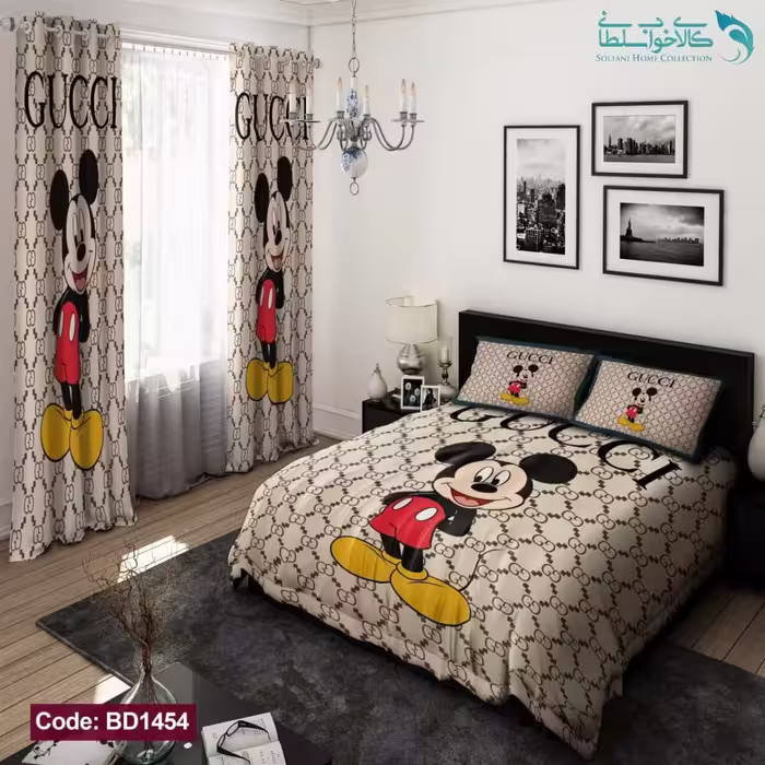 روتختی طرح میکی موس دونفره کد BD1454