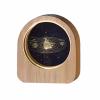 چراغ خواب مدل گرد شیشه ای طرح منظومه شمسی کد 3161