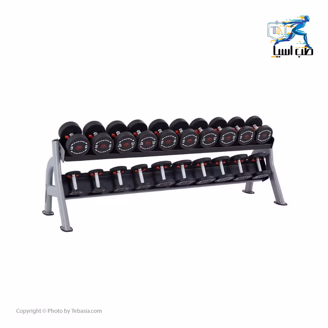 رک دمبل 2 طبقه استیل فلکس مدل Steel Flex NMDR2