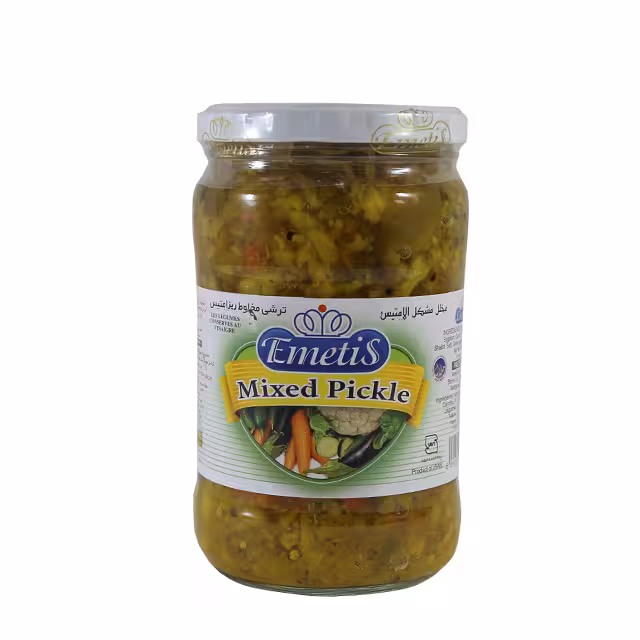 ترشی مخلوط ریز امتیس 680 گرمی