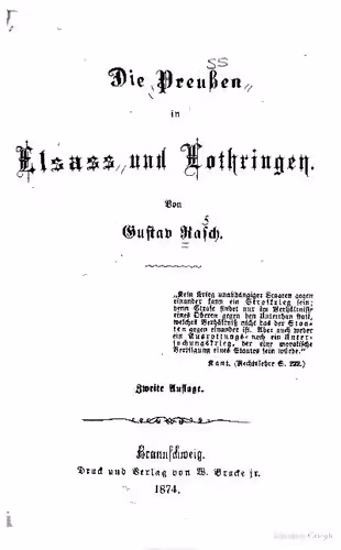 خرید و دانلود نسخه کامل کتاب Die Preußen in Elsass und Lothringen