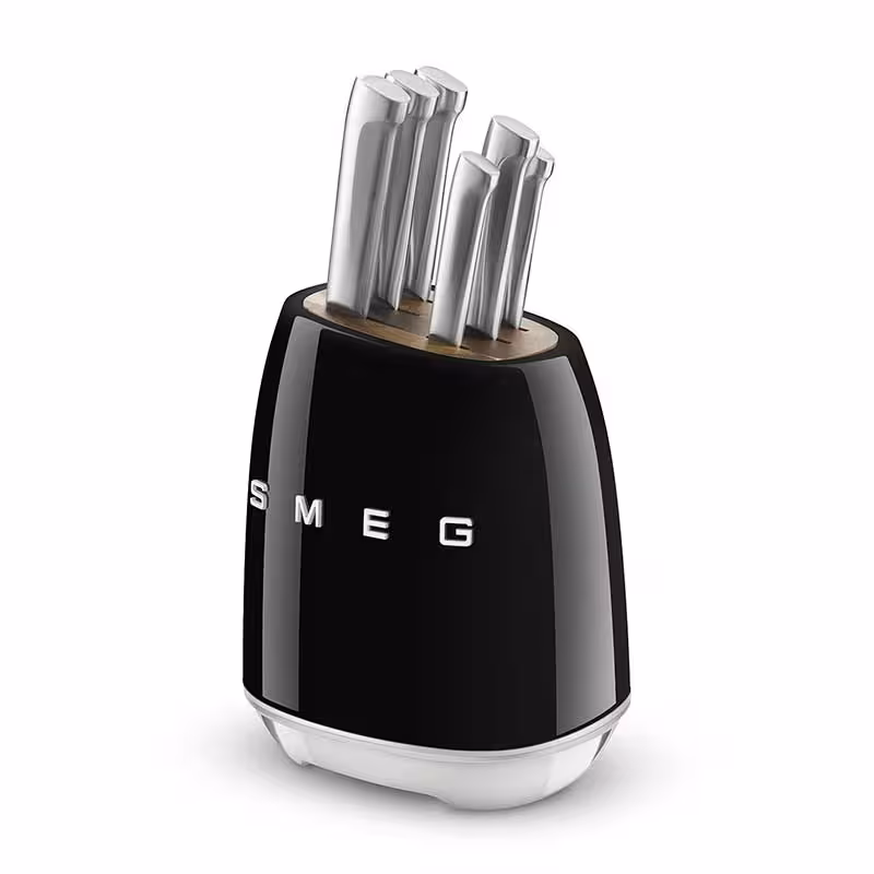 سرویس چاقو 7 پارچه اسمگ مدل SMEG KBSF01BL