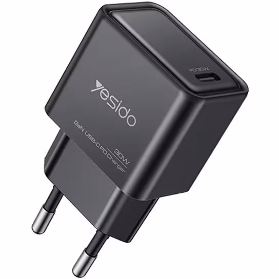 کلگی فست شارژ Yesido YC63 Gan 3A QC PD 30W Type-C