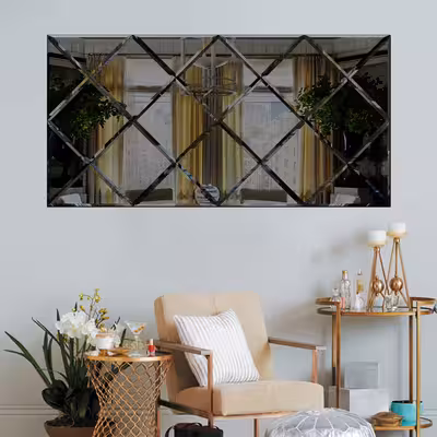 آینه مدل مربع بسته 22 عددی