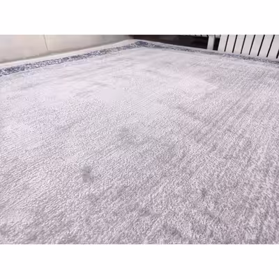 فرش ماشینی زمرد مشهد مدل NO010 زمینه سیلور