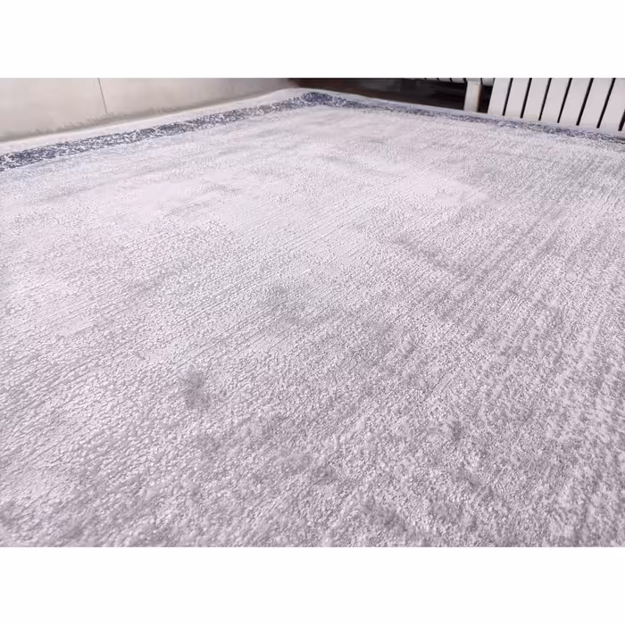 فرش ماشینی زمرد مشهد مدل NO010 زمینه سیلور