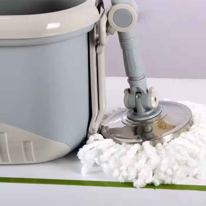 ست سطل و زمین شوی چرخشی پدال دار مدل 4500