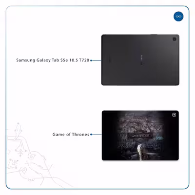 برچسب پوششی ماهوت مدل Game of Thrones مناسب برای تبلت سامسونگ Galaxy Tab S5e 10.5 2019 T720