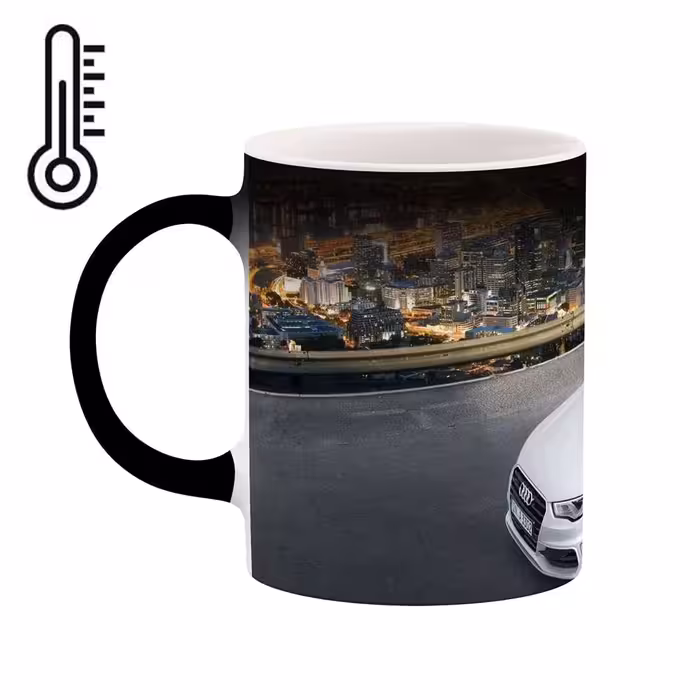 ماگ حرارتی طرح ماشین Audi A3 مدل mgph15167