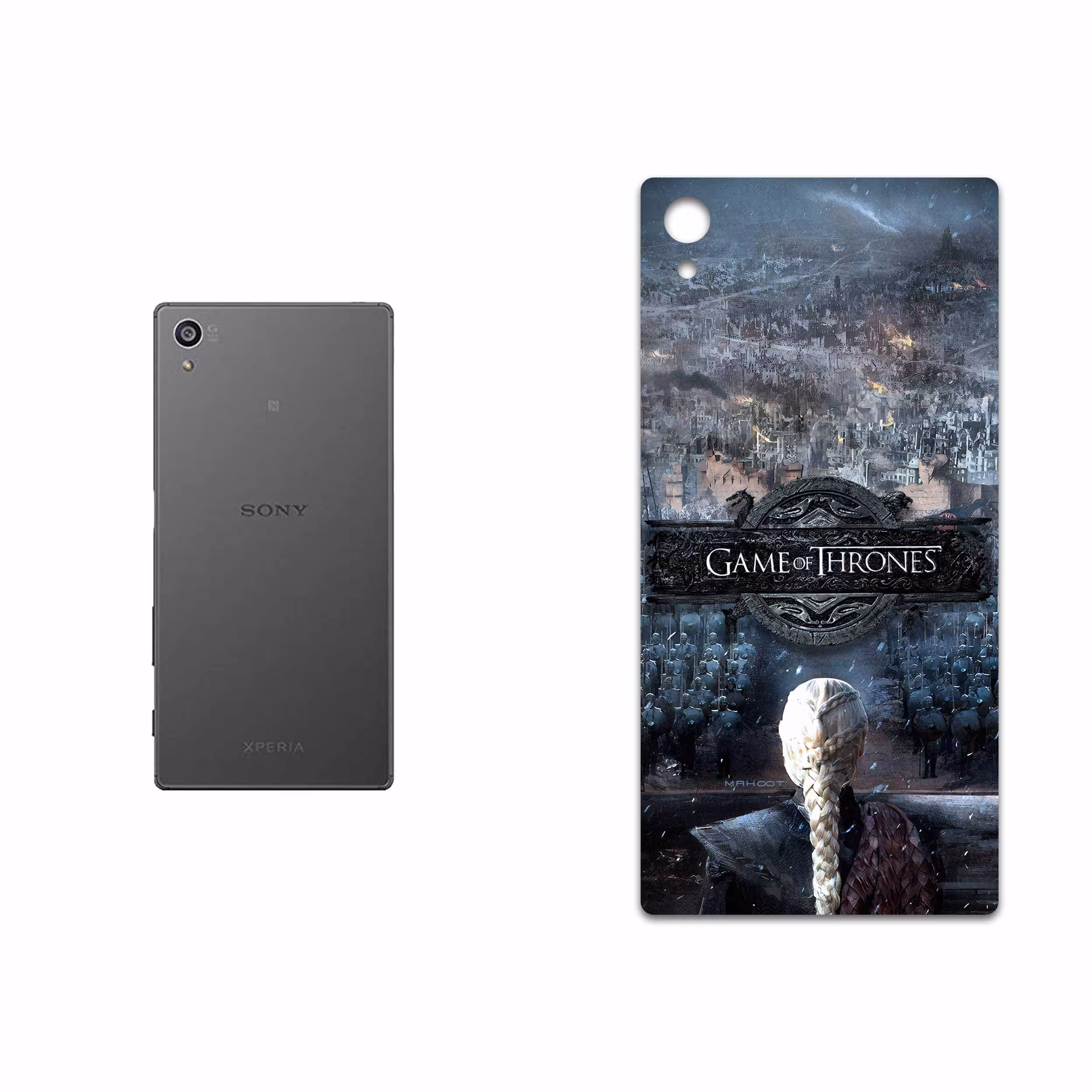 برچسب پوششی ماهوت مدل Game of Thrones مناسب برای گوشی موبایل سونی Xperia Z5