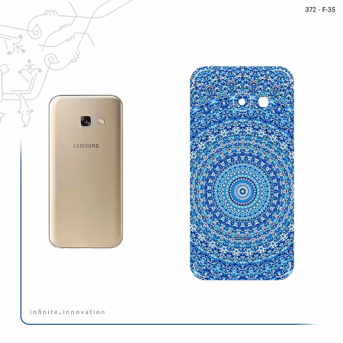 برچسب پوششی ماهوت مدل Mandala Design 1 مناسب برای گوشی موبایل سامسونگ Galaxy A3 2017