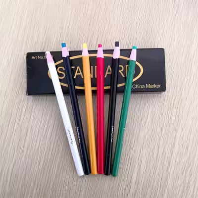 صابون خیاطی مدل مل مدادی استاندارد بسته 6 عددی