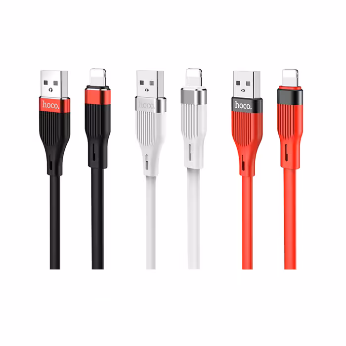 کابل تبدیل  USB به لایتنینگ هوکو مدل   U72 Silicone  طول 1.2 متر