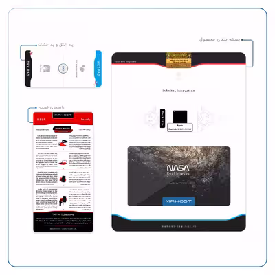 برچسب پوششی ماهوت مدل Universe-by-NASA-1 مناسب برای تبلت اپل iPad mini 2 2013 A1490