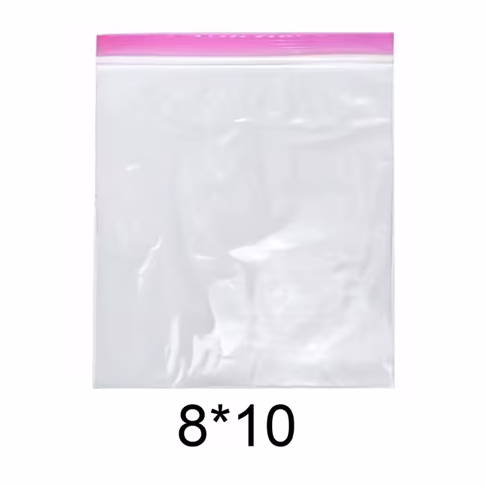 کیسه زیپ دار مدل دو زیپ کد 8x10 بسته 300 عددی