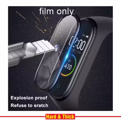 محافظ صفحه نمایش نانو هارد اند تیک مدل NHT مناسب برای ساعت هوشمند شیائومی Mi Band 4 بسته دو عددی