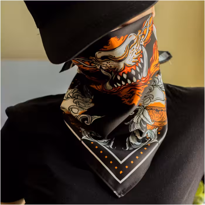 دستمال سر و گردن هاماگراف مدل ماسک دار 3