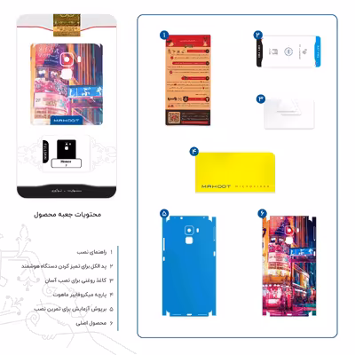 برچسب پوششی ماهوت مدل Tokyo City-FullSkin مناسب برای گوشی موبایل آنر 7