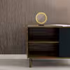 چراغ رومیزی ریموت دار مدل CIRCLE-GL_YL-GLASS