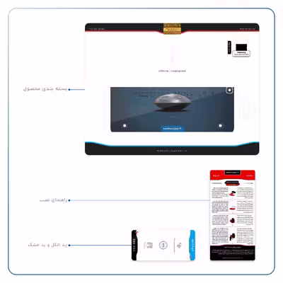 برچسب پوششی ماهوت مدل Hang Instrument مناسب برای تبلت سامسونگ Galaxy Tab S2 9.7 2016 T813N