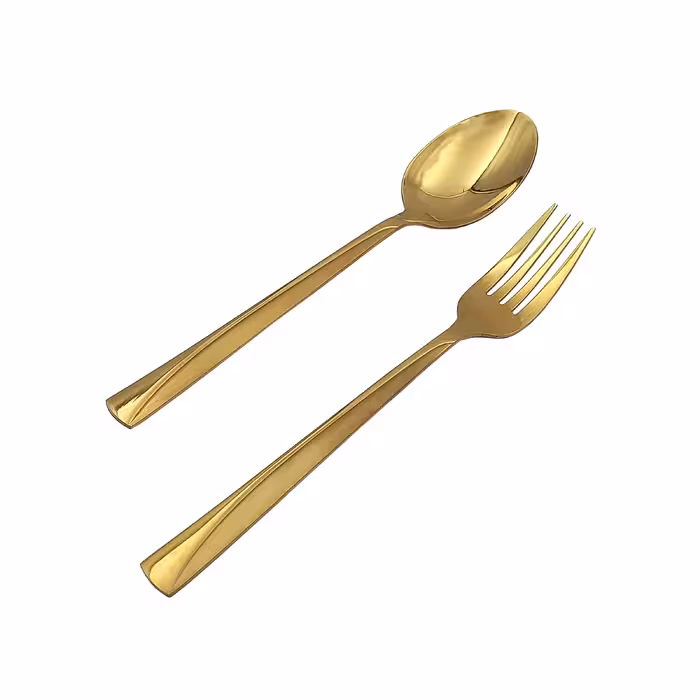 ست قاشق و چنگال 12 پارچه طرح یونیک مدل MK12