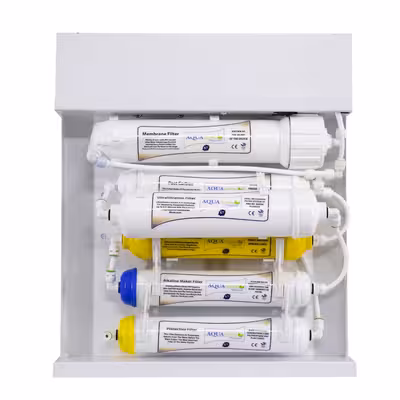 دستگاه تصفیه کننده آب آکوآ اسپرینگ مدل RO-S7-WZ 7200 به همراه کیت نشتی و فیلتر  مجموعه 4 عددی