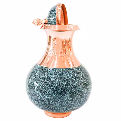 تنگ فیروزه کوبی مدل هنری کد Pear25p14