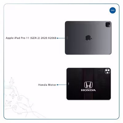 برچسب پوششی ماهوت مدل Honda Motor مناسب برای تبلت اپل iPad Pro 11 (GEN 2) 2020 A2068