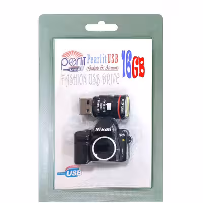 فلش مموری پرلیت یو اس بی مدل  دوربین ظرفیت 16 گیگابایت
