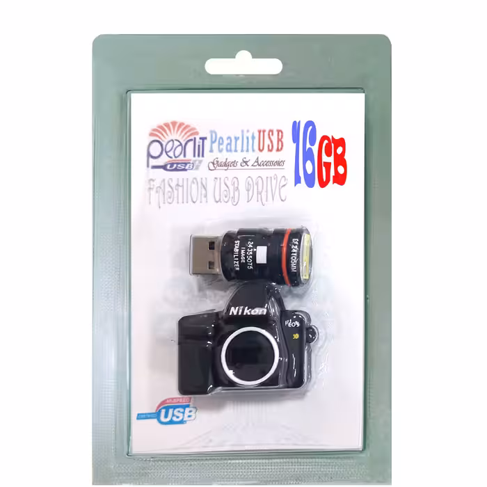 فلش مموری پرلیت یو اس بی مدل  دوربین ظرفیت 16 گیگابایت