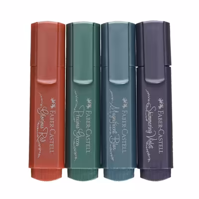 ماژیک علامت گذار فابر کاستل مدل metalic 2 بسته 4 عددی