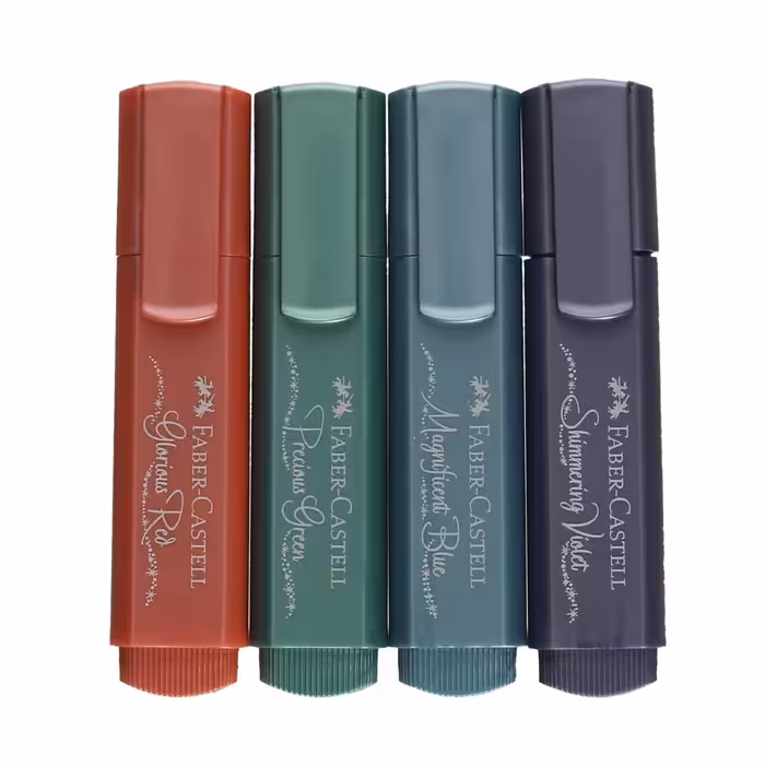 ماژیک علامت گذار فابر کاستل مدل metalic 2 بسته 4 عددی