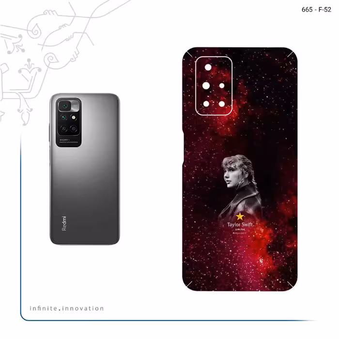 برچسب پوششی ماهوت مدل Taylor Swift مناسب برای گوشی موبایل شیائومی Redmi 10 Prime
