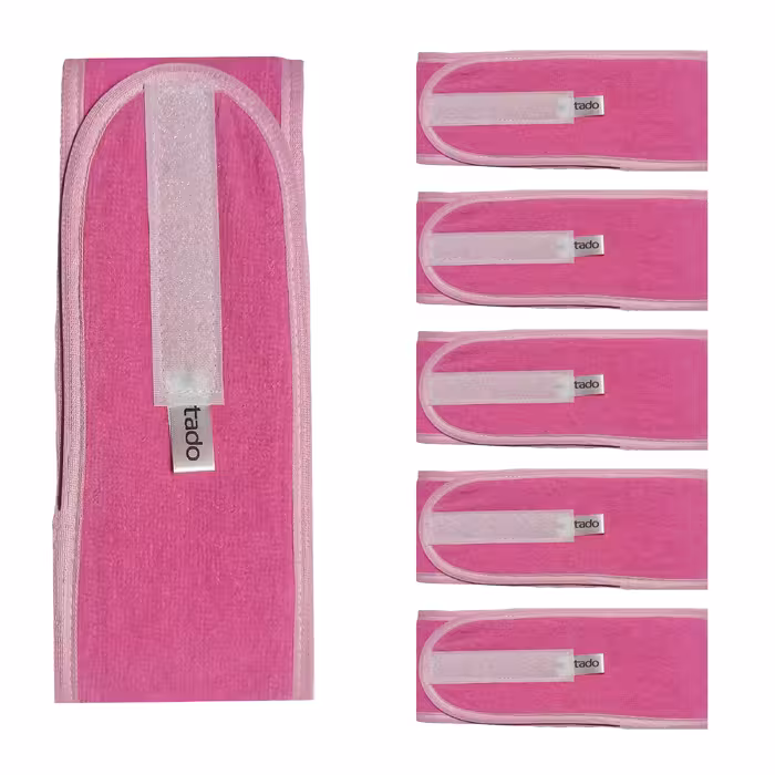 هدبند تادو مدل حوله ای کد HE108 مجموعه 6 عددی