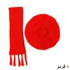 ست کلاه و شال گردن بافتنی بچگانه مدل فرانسوی کد C13