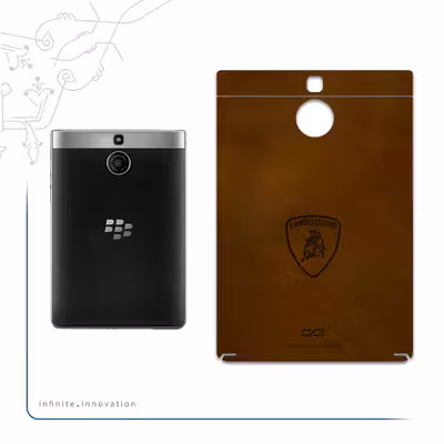 برچسب پوششی ماهوت مدل BFL-LMBRGHNI مناسب برای گوشی موبایل بلک بری Passport Silver Edition