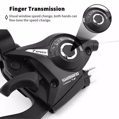 دسته دنده دوچرخه شیمانو مدل EF-51 SINGAPORE سه در هفت سرعت