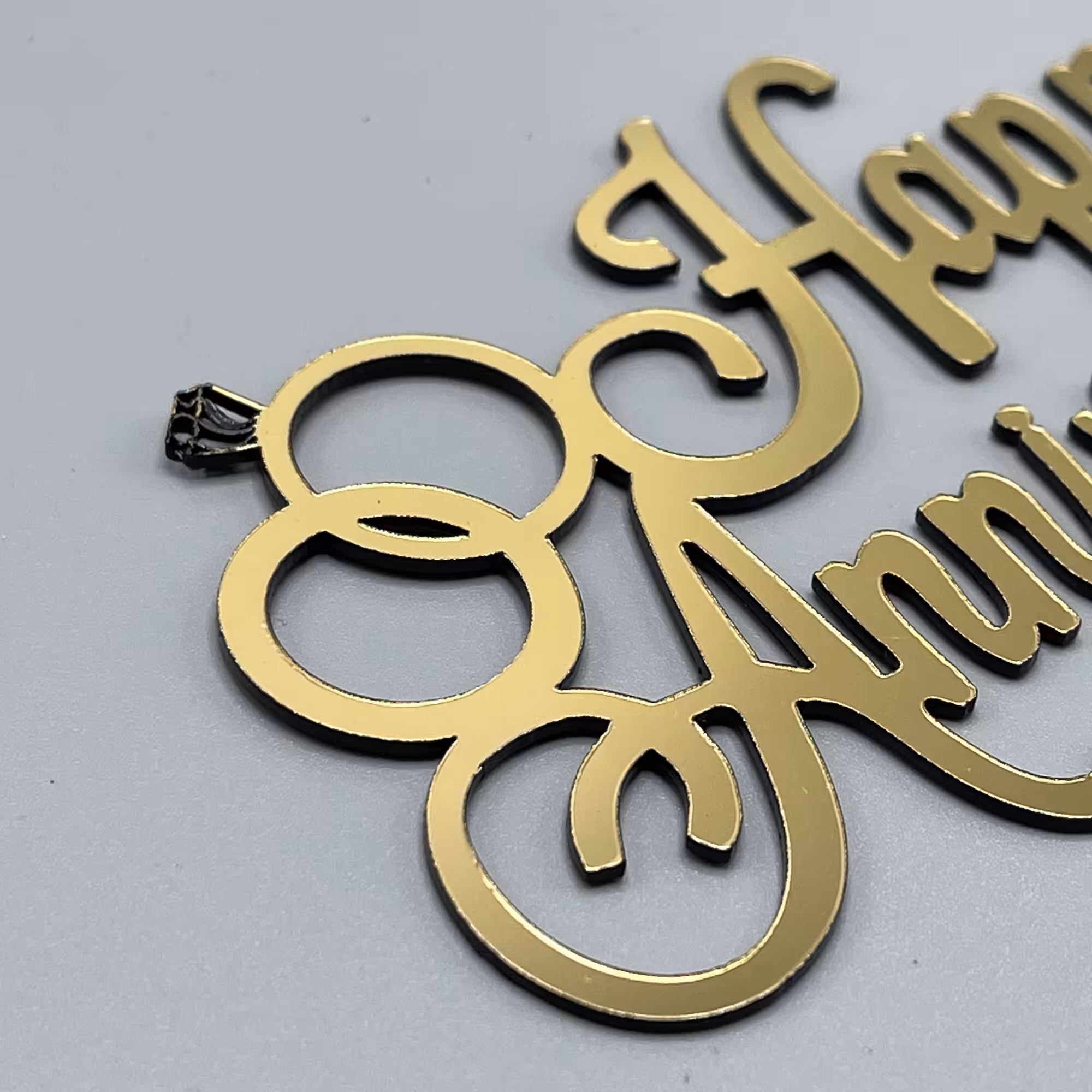 تاپر کیک مدل Happy Anniversary