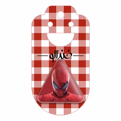 پیکسل خندالو طرح مرد عنکبوتی مدل مثلثی کد 2373