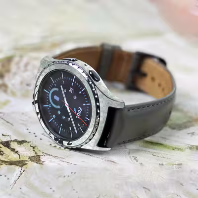 برچسب ماهوت طرح Nastaliq_3 مناسب برای ساعت هوشمند سامسونگ Galaxy Gear S2 Classic