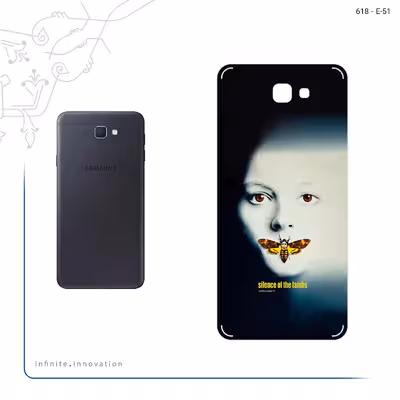 برچسب پوششی ماهوت مدل Silence of the Lambs مناسب برای گوشی موبایل سامسونگ Galaxy J7 Prime