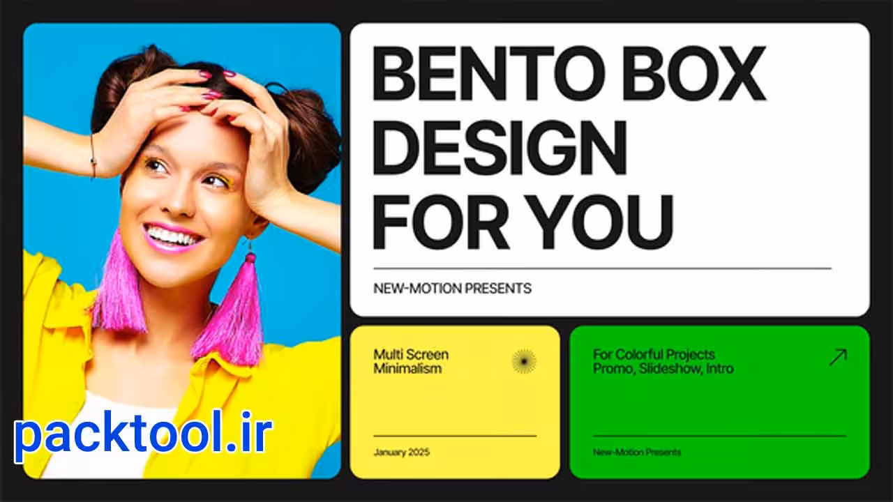 دانلود پروژه آماده پریمیر پرو اسلایدشو مولتی اسکرین Multiscreen Slideshow - پک تول