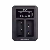 شارژر دوقلو USB باتری دوربین فوجی فیلم جی جی سی مدل DCH-NPW126