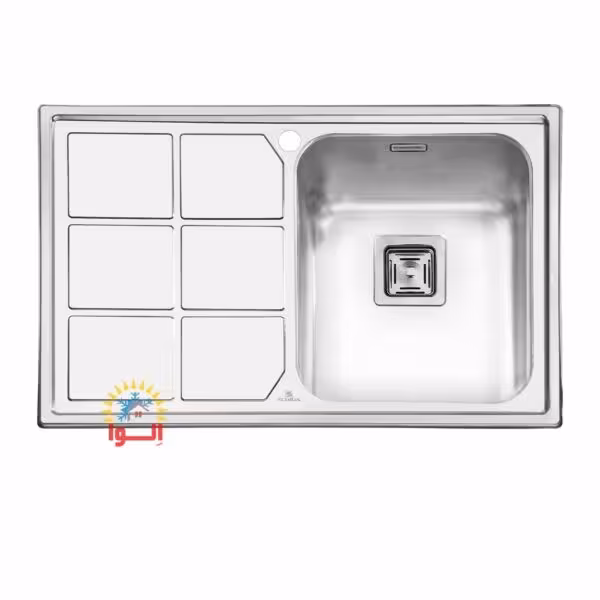سینک پرنیان استیل مدل PS1218 توکار