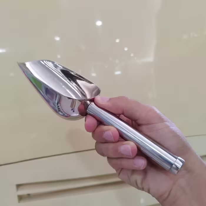 قاشق آجیل دسته کروم کد 120 بسته 1 عددی