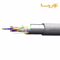 کابل مخابراتی طوسی هوایی 0.6×2×100 سیمیا مدل J2Y(St)Y