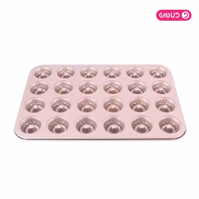 قالب تفلون مینی پیچ شیفون طلایی 24 خانه