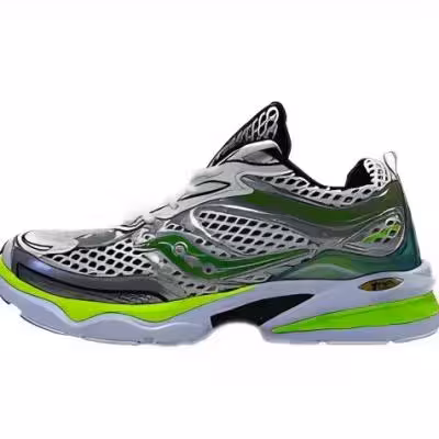 کتونی اسپرت مدل ساکونی سفید سبز کد 3096