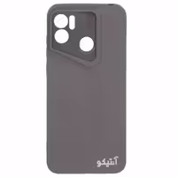 قاب ژله ای Porsche Design محافظ لنزدار مناسب برای Xiaomi Redmi A1 Plus-خاکستری